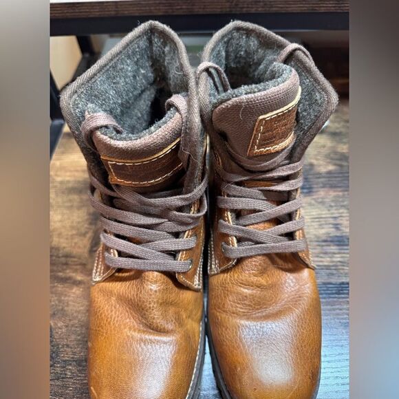 BullBoxer Brown Heeled Moto Booties size 10 - Picture 6 of 12